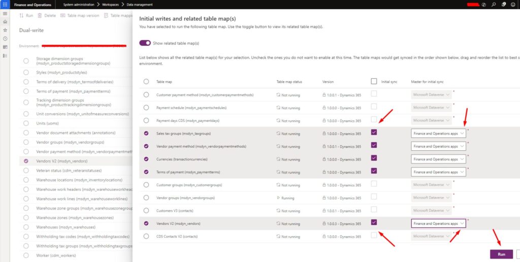 D365FO Dual-Write Initial Sync