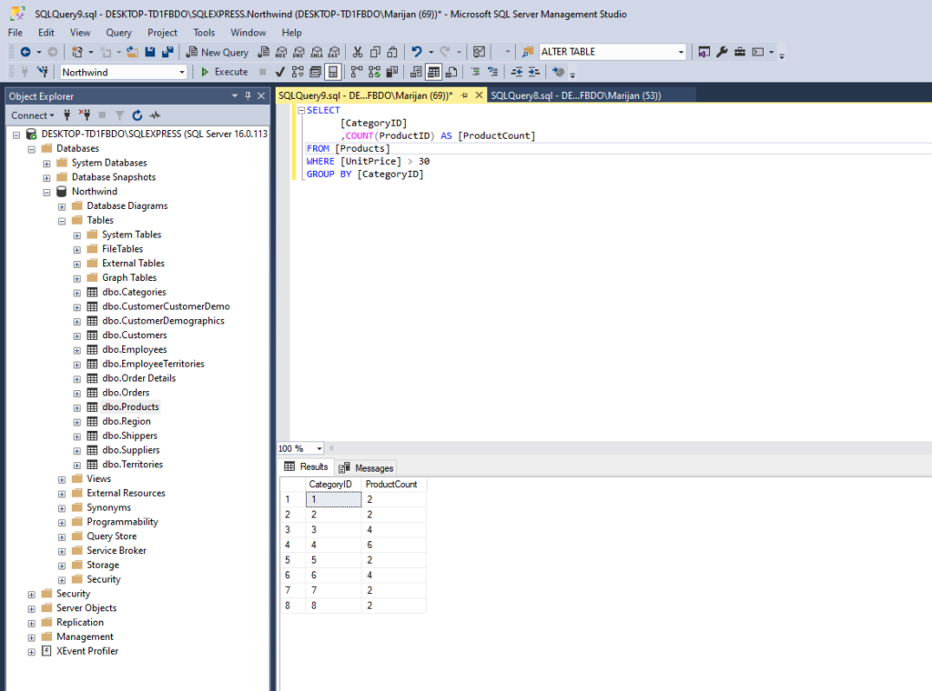 How to Use GROUP BY and WHERE Together in SQL