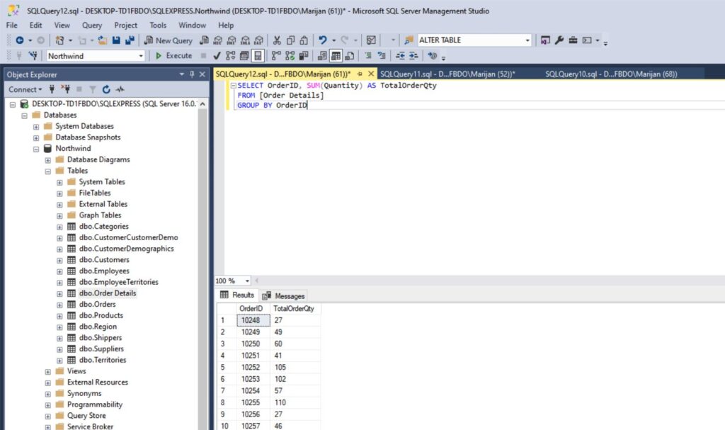 Aggregate Functions in SQL with Syntax and Examples