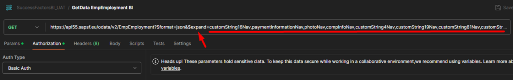 SuccessFactors API Expand